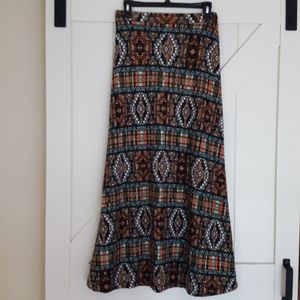 Womens Boho Maxi Skirt